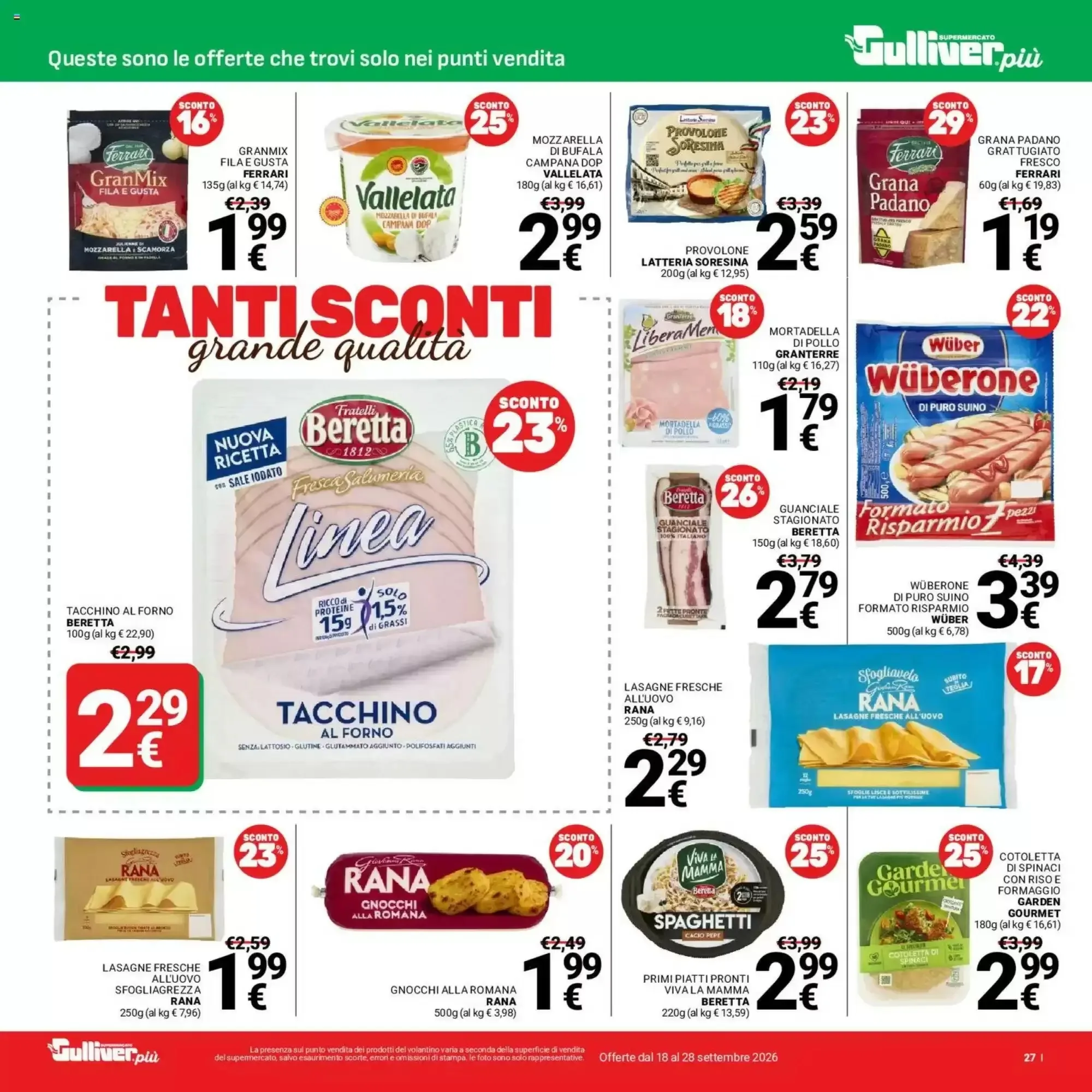 Volantino Supermercati Gulliver Volantino Supermercati Gulliver pagina 27