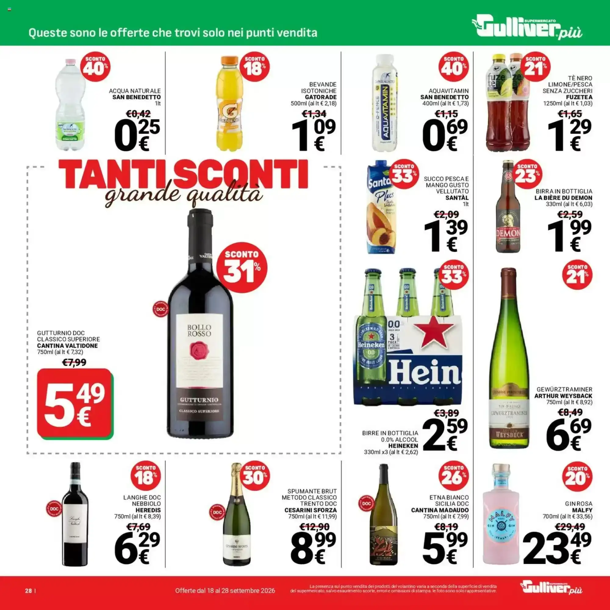 Volantino Supermercati Gulliver Volantino Supermercati Gulliver pagina 28