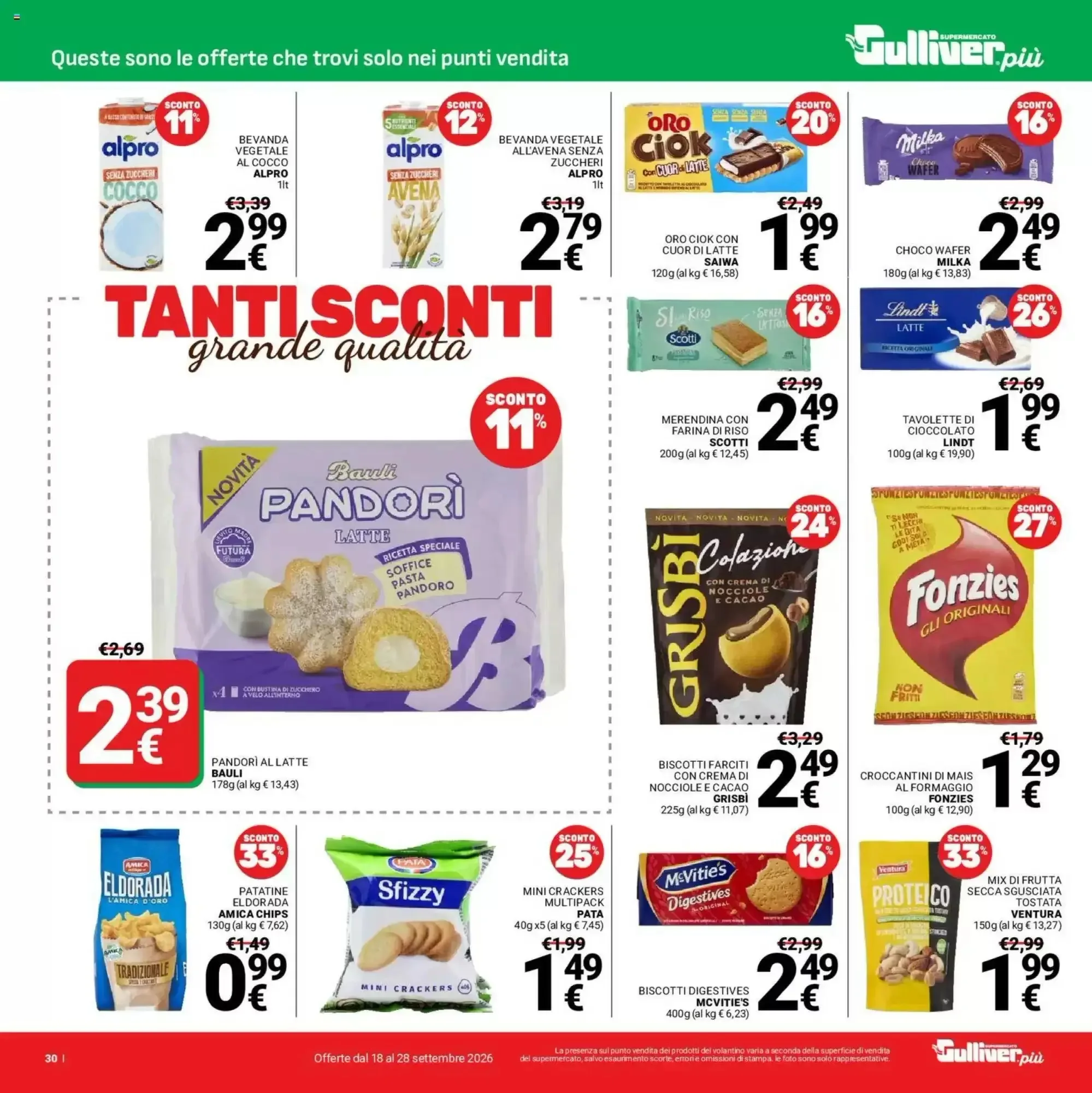 Volantino Supermercati Gulliver Volantino Supermercati Gulliver pagina 30