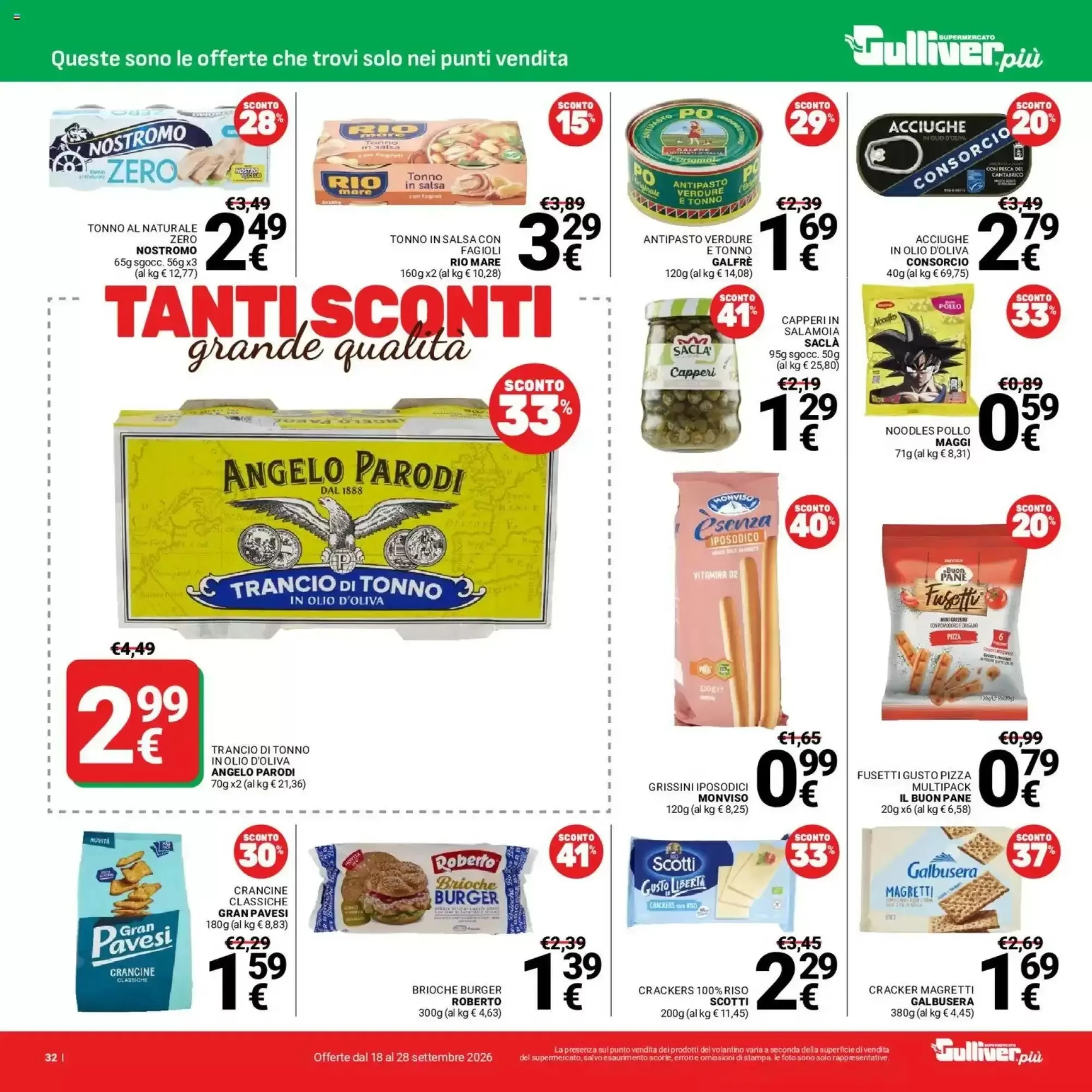 Volantino Supermercati Gulliver Volantino Supermercati Gulliver pagina 32
