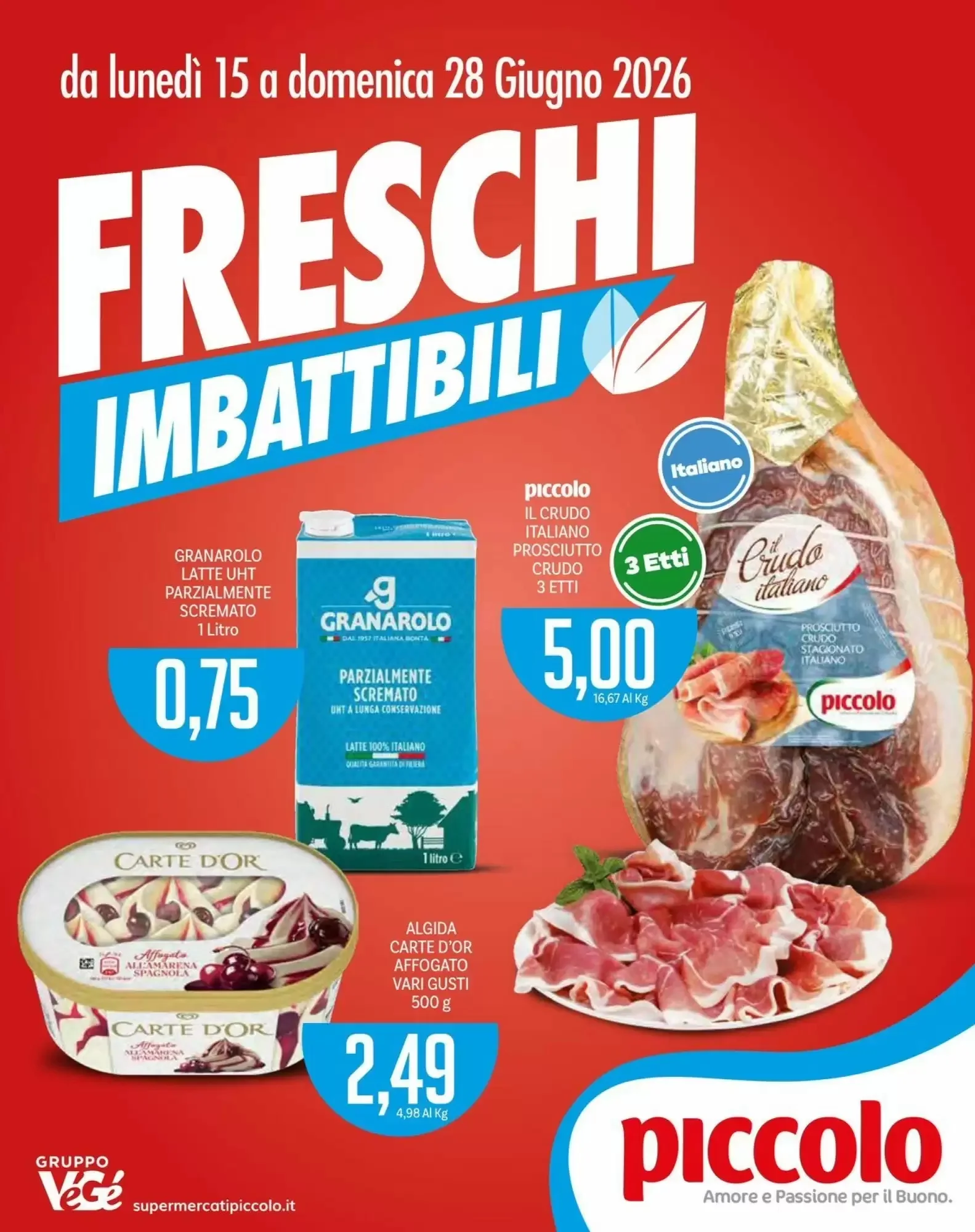 Copertina Supermercati Piccolo - Volantino Supermercati Piccolo