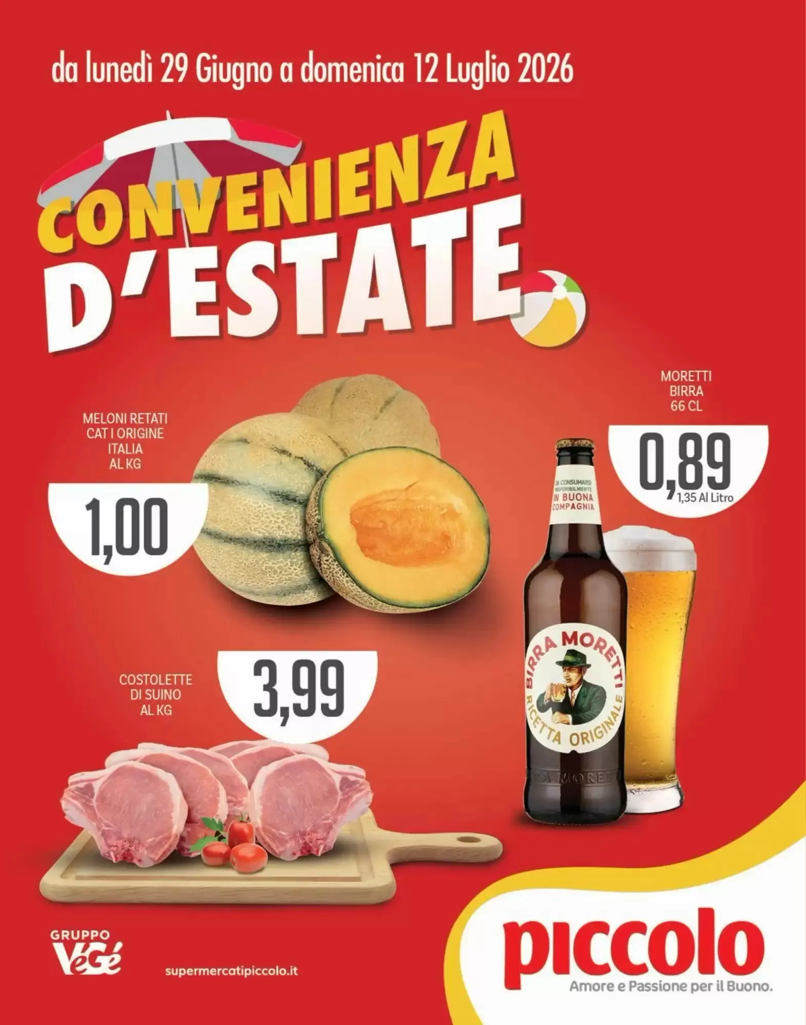 Copertina Supermercati Piccolo - Volantino Supermercati Piccolo