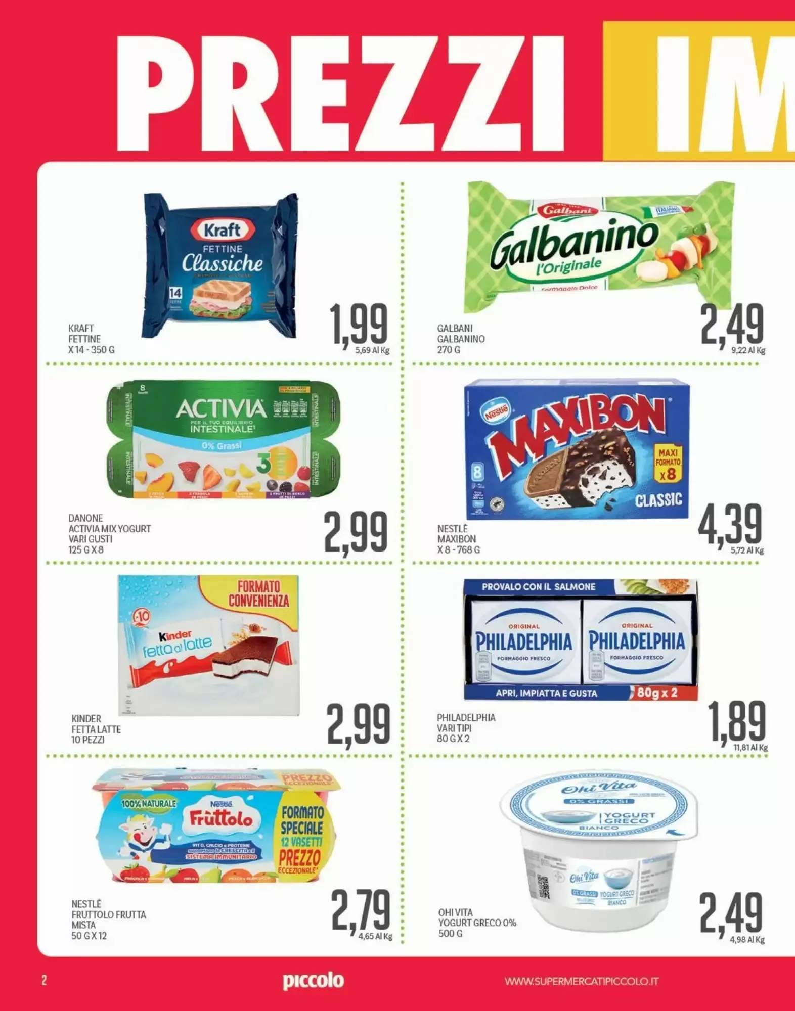 Volantino Supermercati Piccolo Volantino Supermercati Piccolo pagina 2