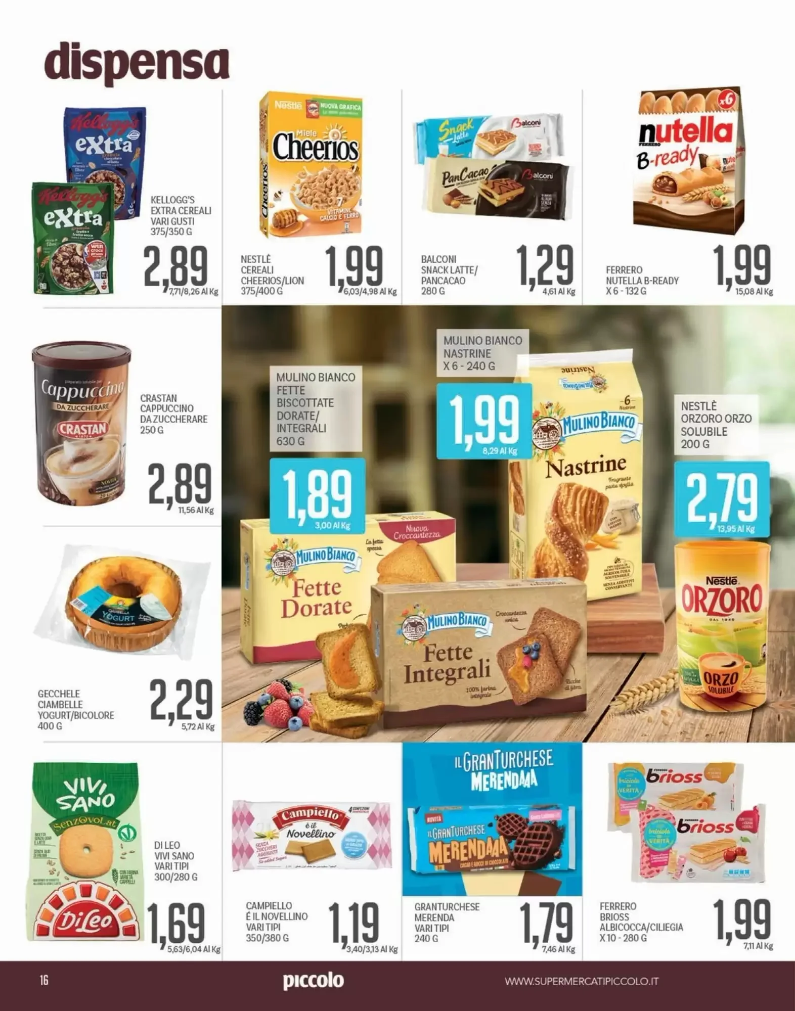 Volantino Supermercati Piccolo Volantino Supermercati Piccolo pagina 16