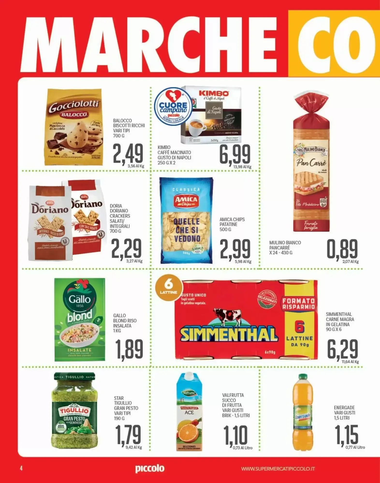 Volantino Supermercati Piccolo Volantino Supermercati Piccolo pagina 4