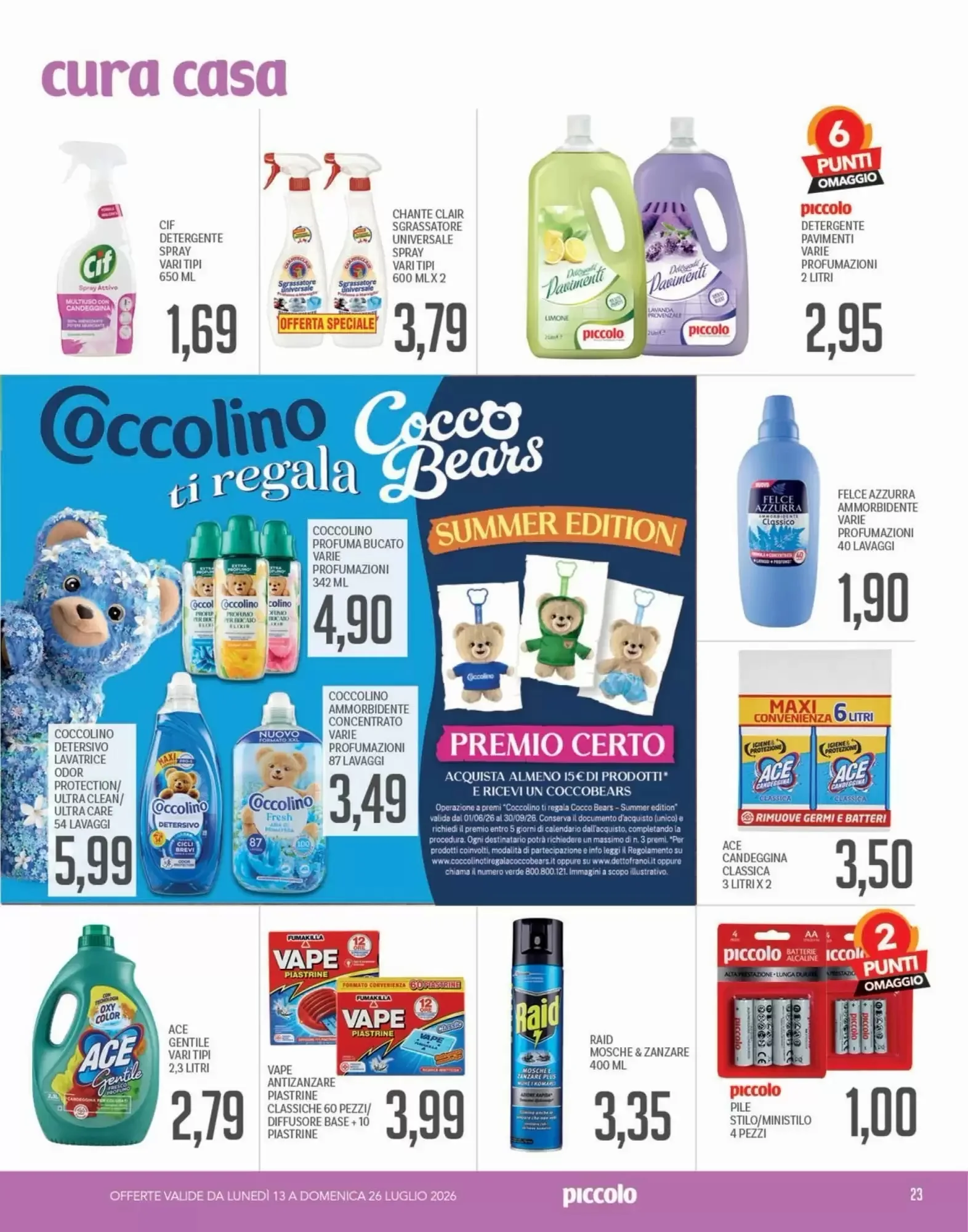 Volantino Supermercati Piccolo Volantino Supermercati Piccolo pagina 23