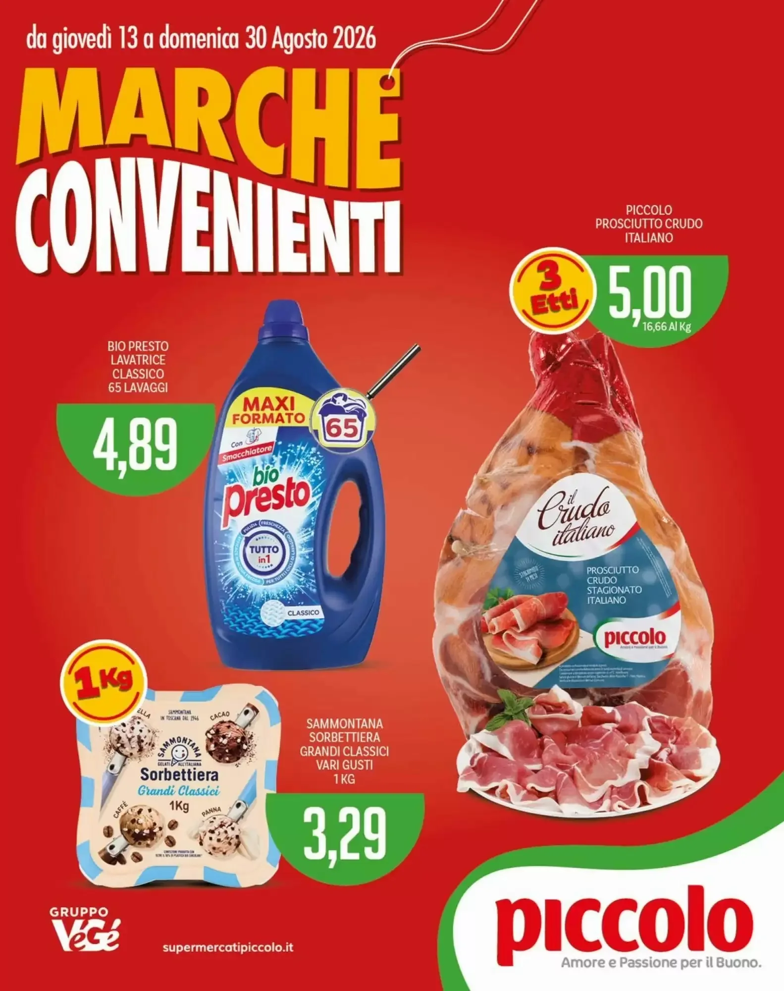 Copertina Supermercati Piccolo - Volantino Supermercati Piccolo