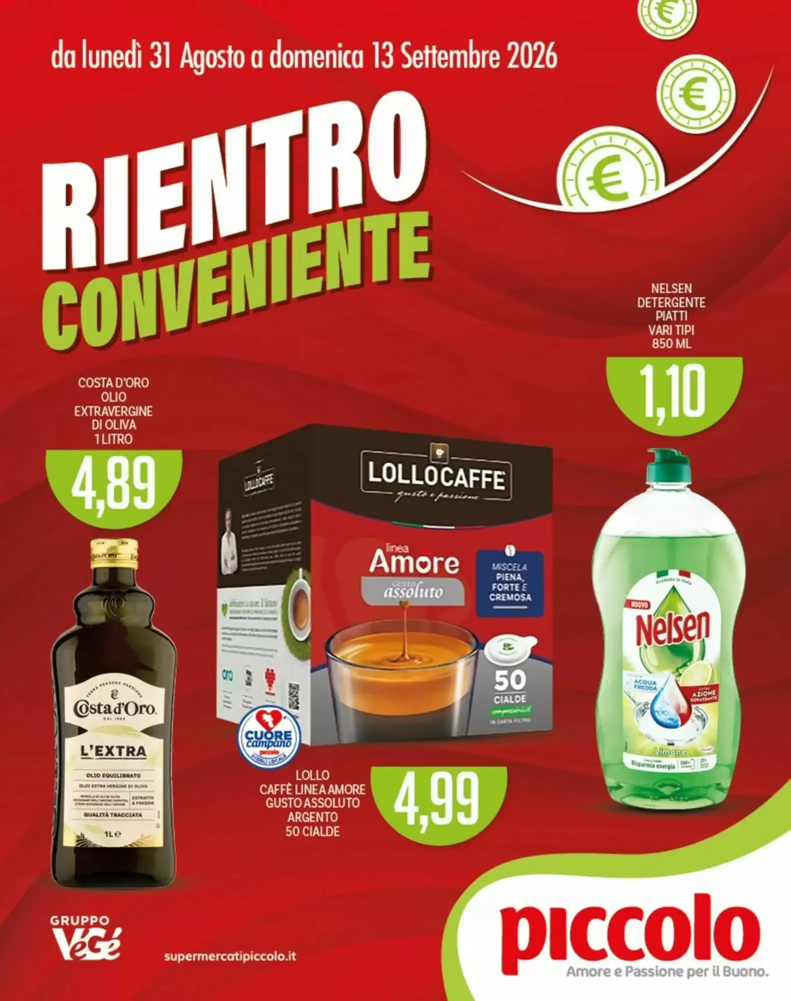 Copertina Supermercati Piccolo - Volantino Supermercati Piccolo