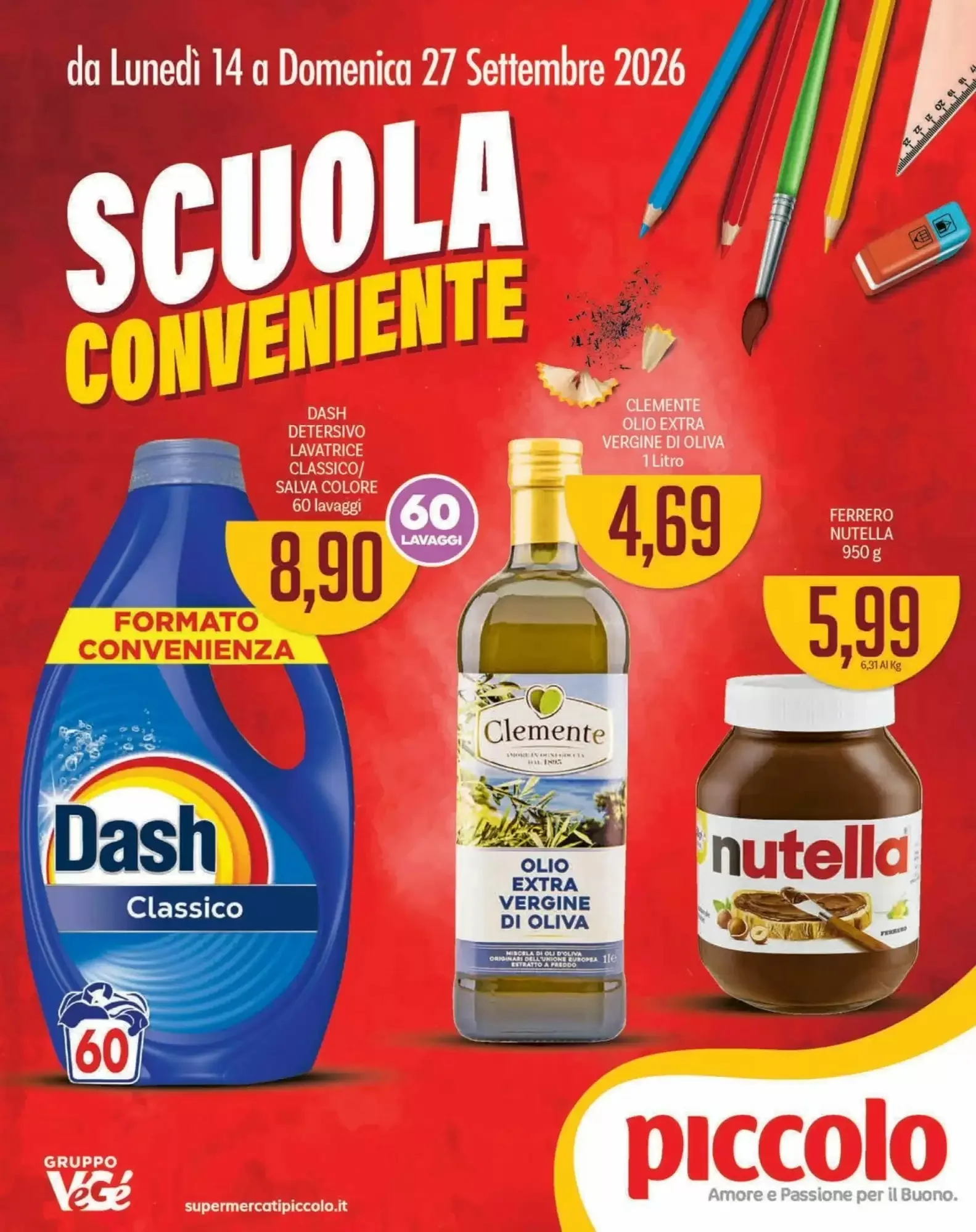Copertina Supermercati Piccolo - Volantino Supermercati Piccolo