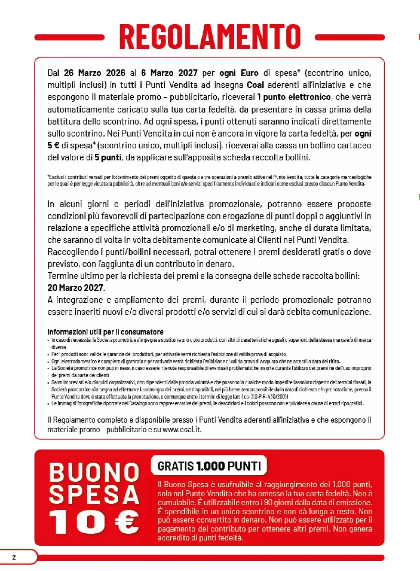 Volantino Supermercato Coal Volantino Supermercato Coal pagina 2