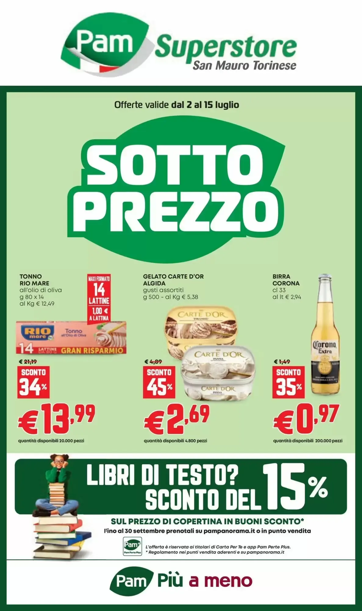 Copertina Superstore Pam - Volantino Superstore Pam