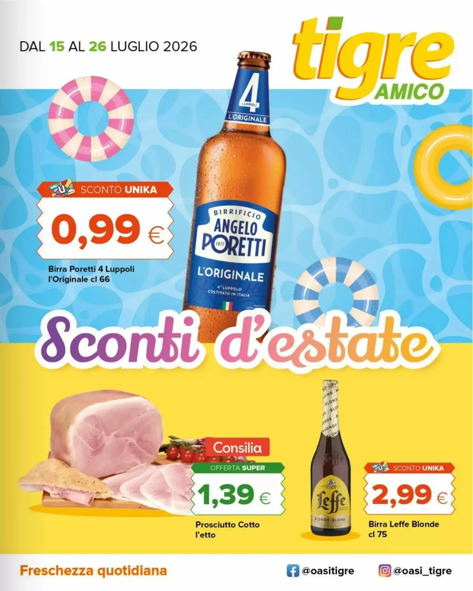 Copertina Tigre Amico - Volantino Tigre Amico