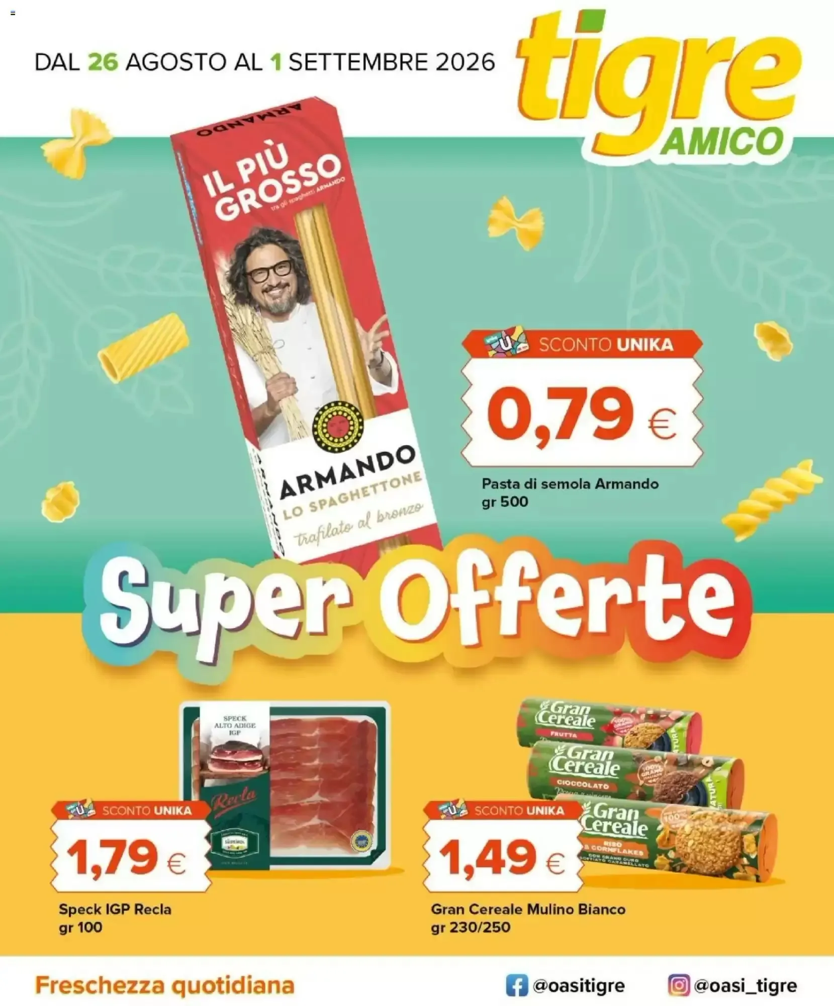 Copertina Tigre Amico - Volantino Tigre Amico