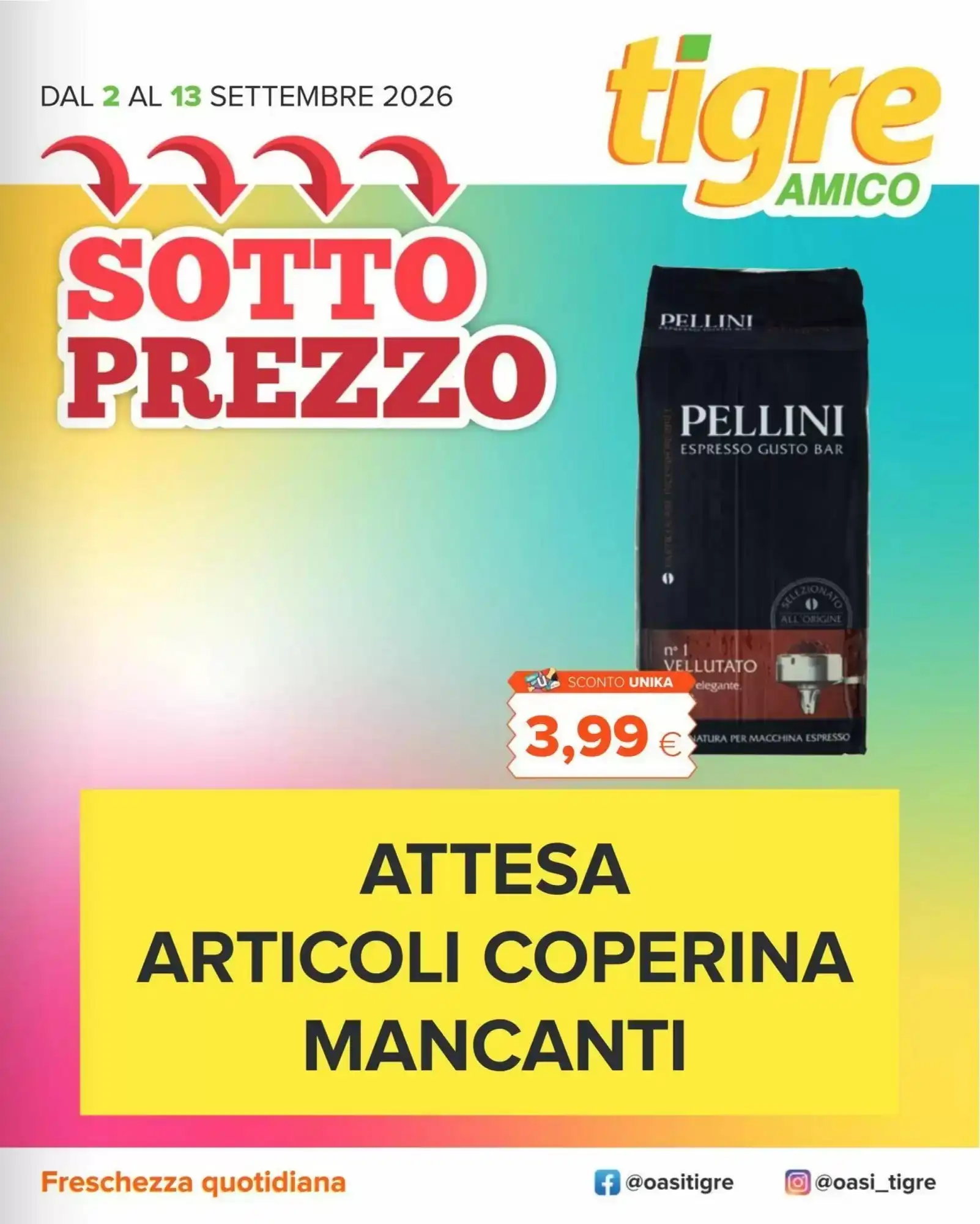 Copertina Tigre Amico - Volantino Tigre Amico