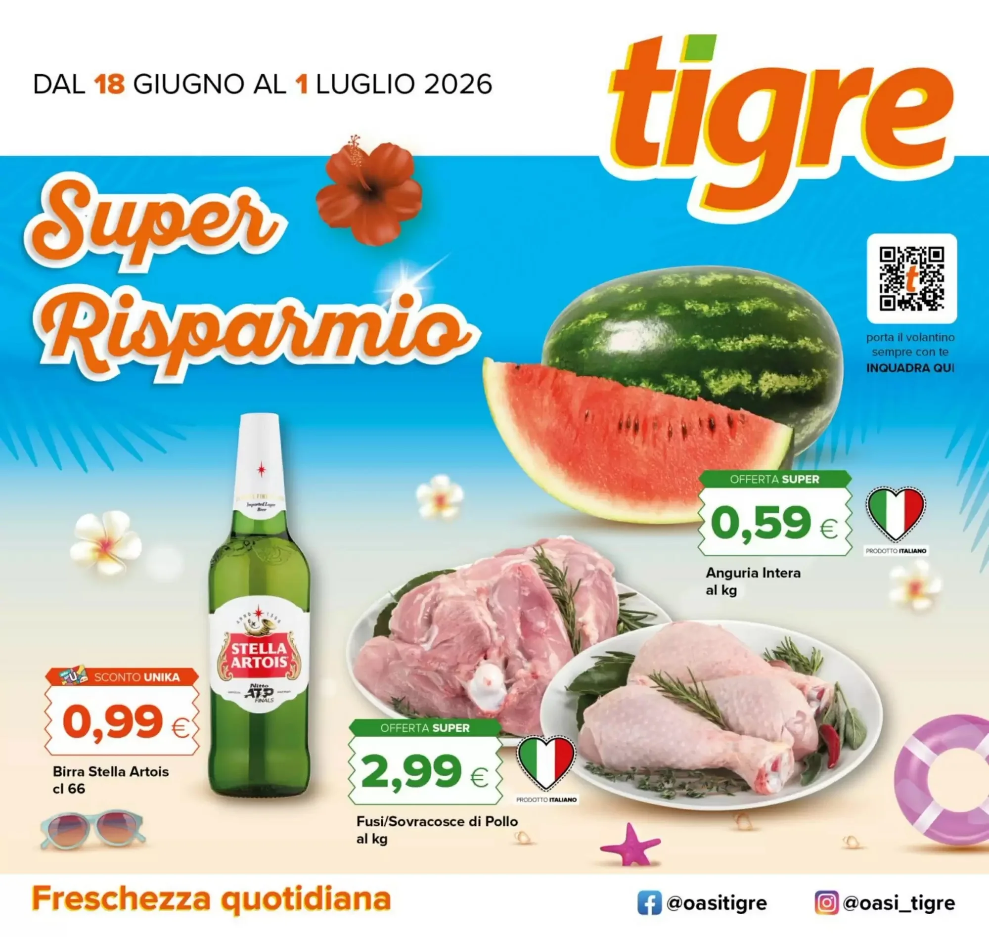 Copertina Tigre - Volantino Tigre