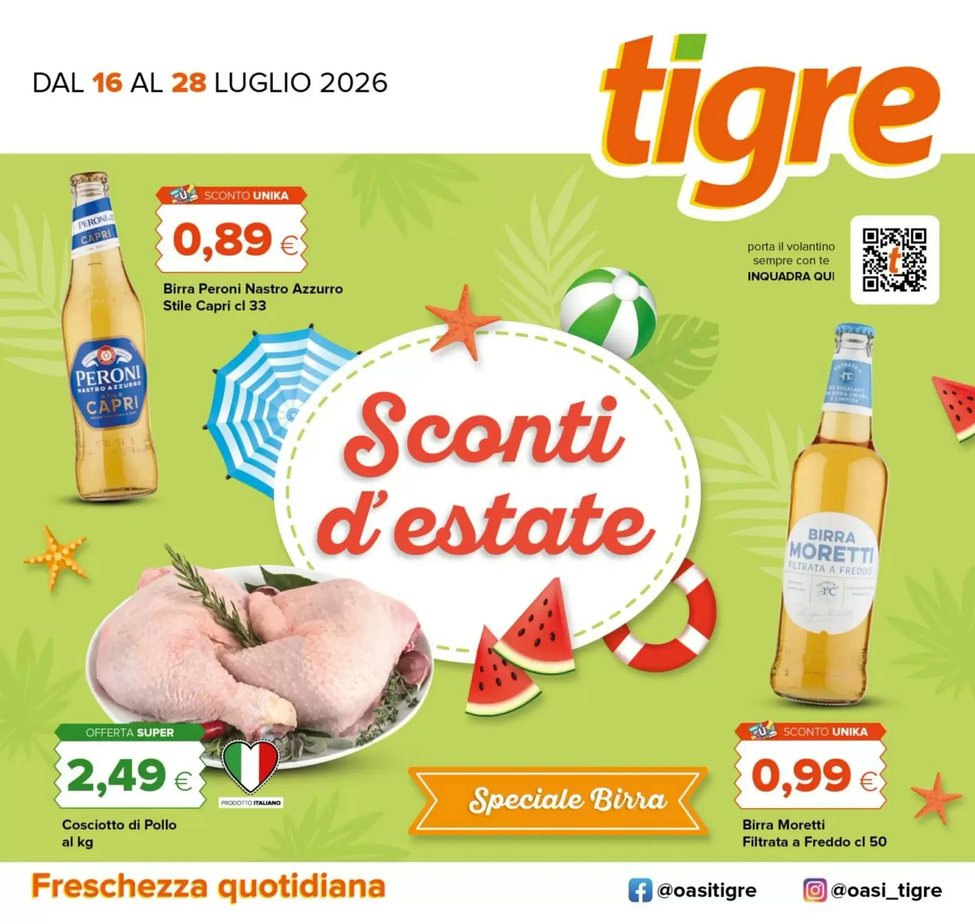 Copertina Tigre - Volantino Tigre