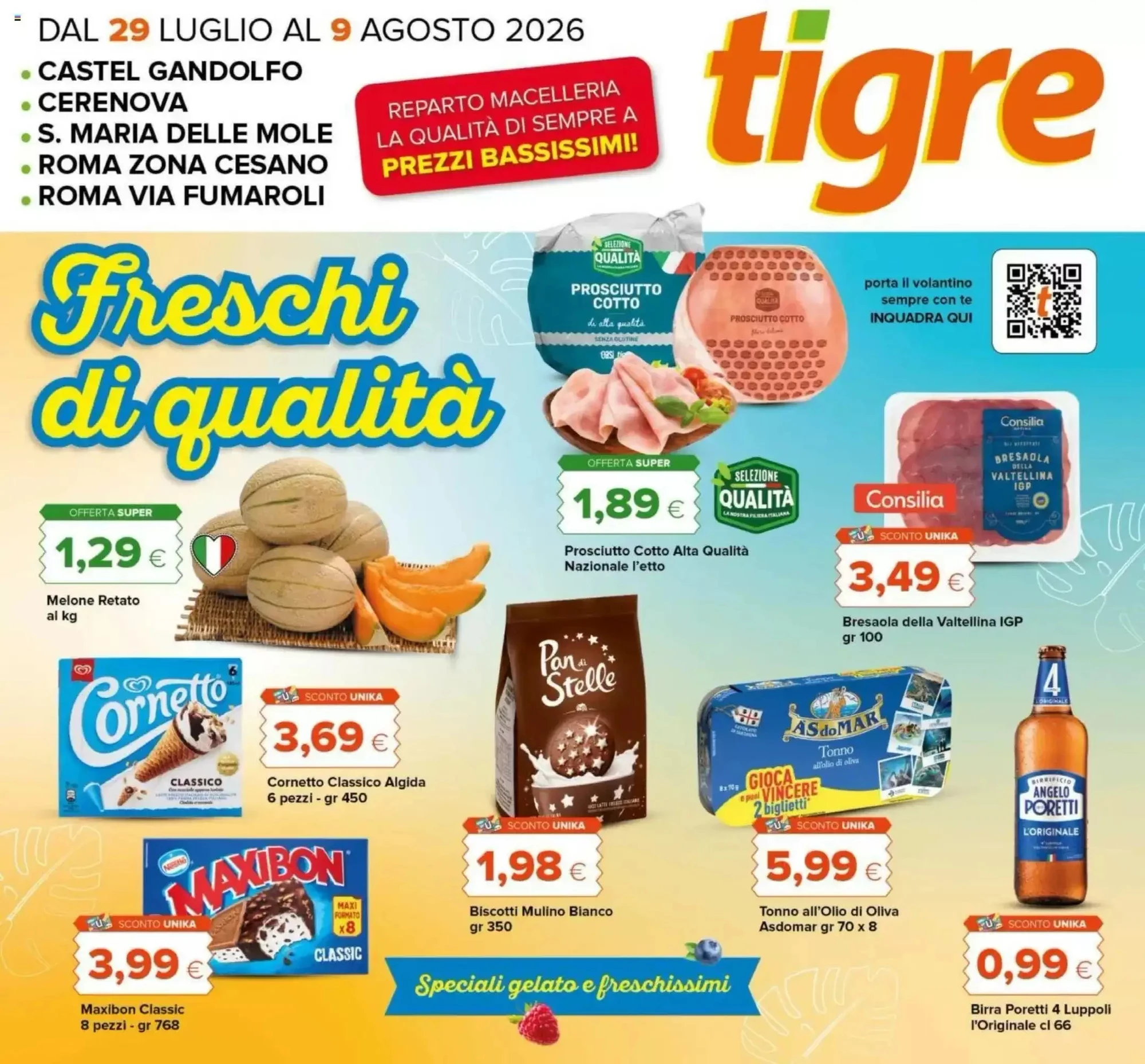 Copertina Tigre - Volantino Tigre