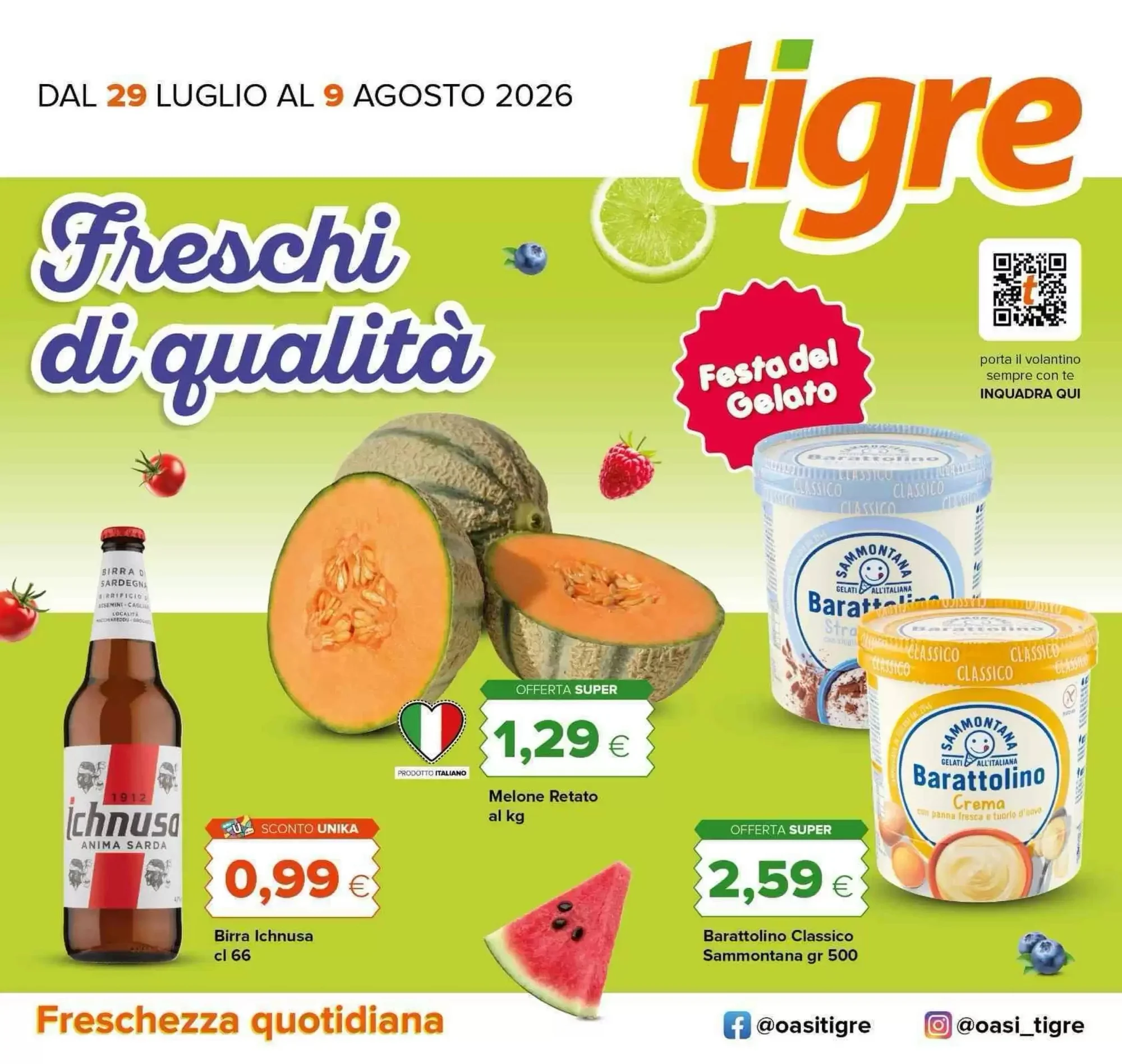 Copertina Tigre - Volantino Tigre