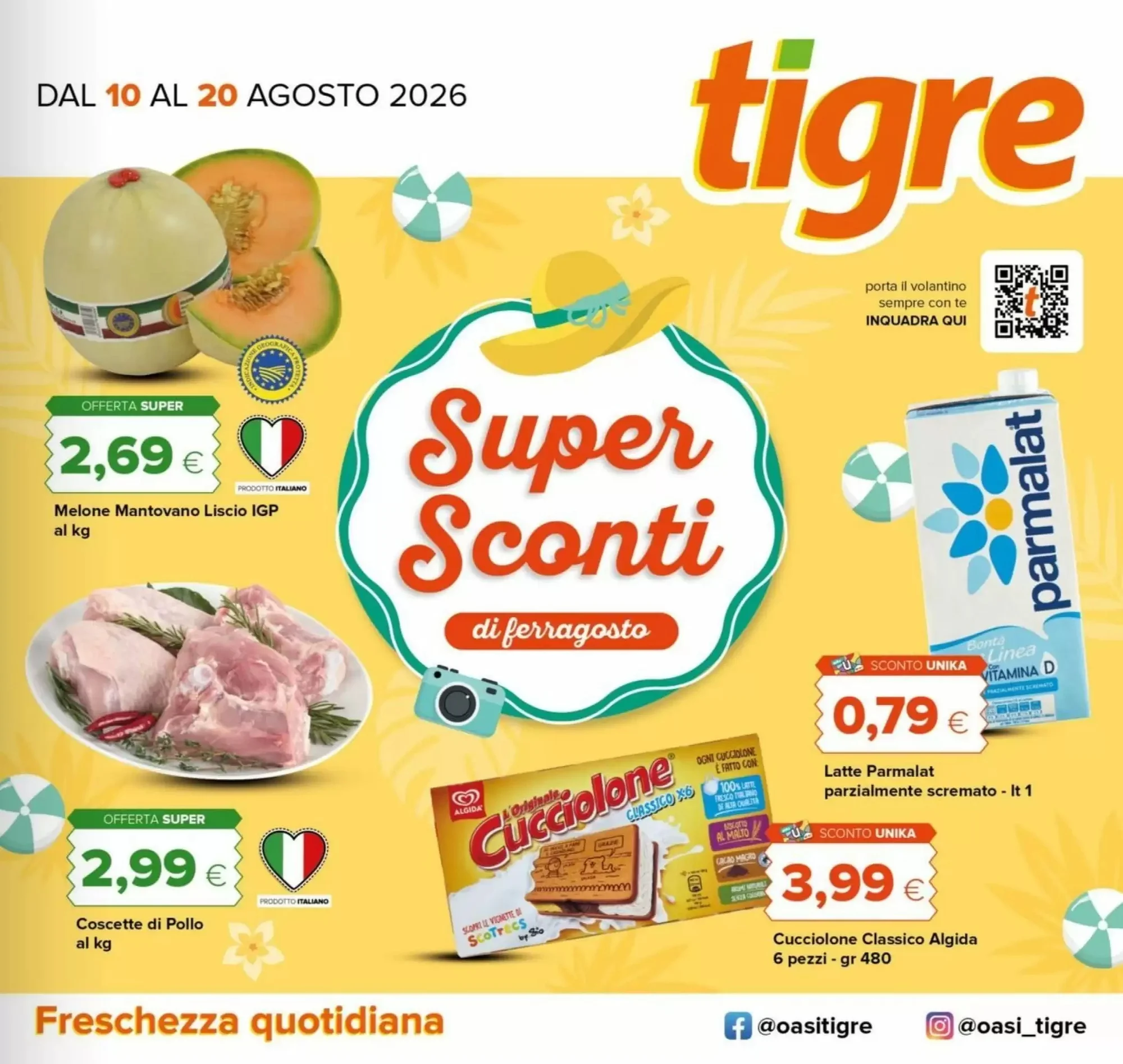 Copertina Tigre - Volantino Tigre