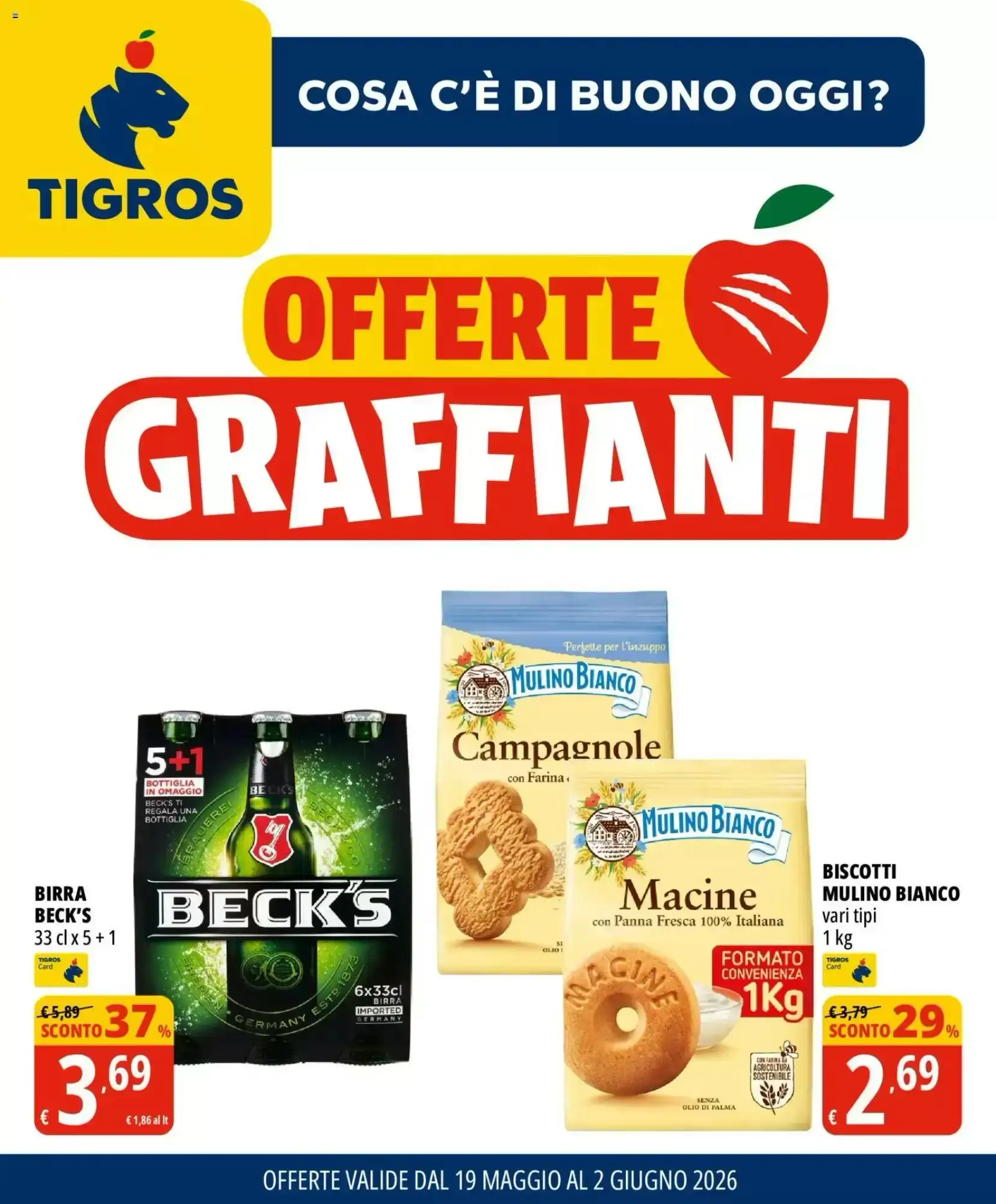 Copertina Tigros - Volantino Tigros