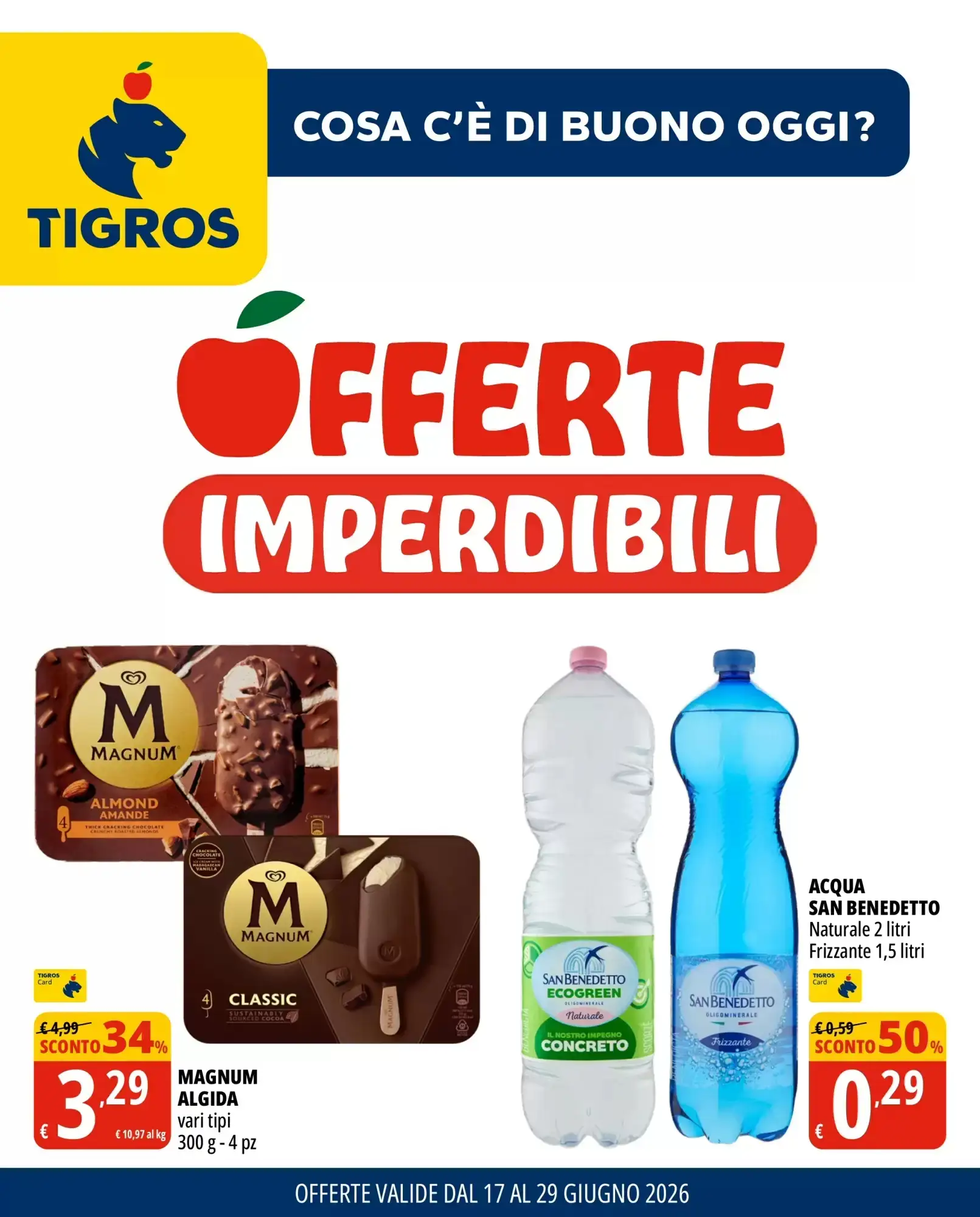 Copertina Tigros - Volantino Tigros