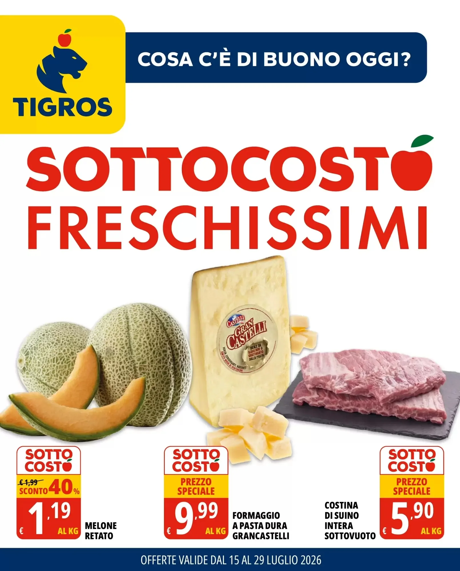 Copertina Tigros - Volantino Tigros