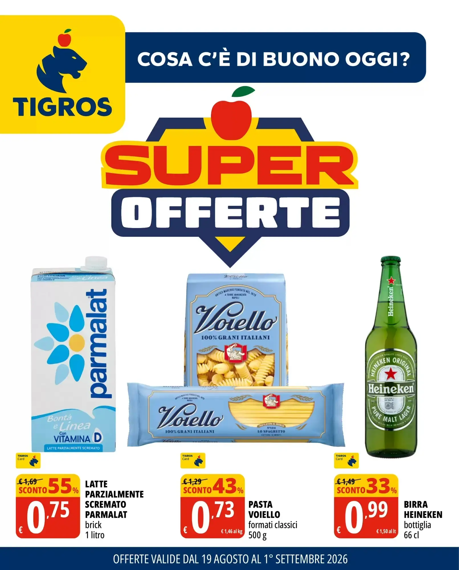Copertina Tigros - Volantino Tigros