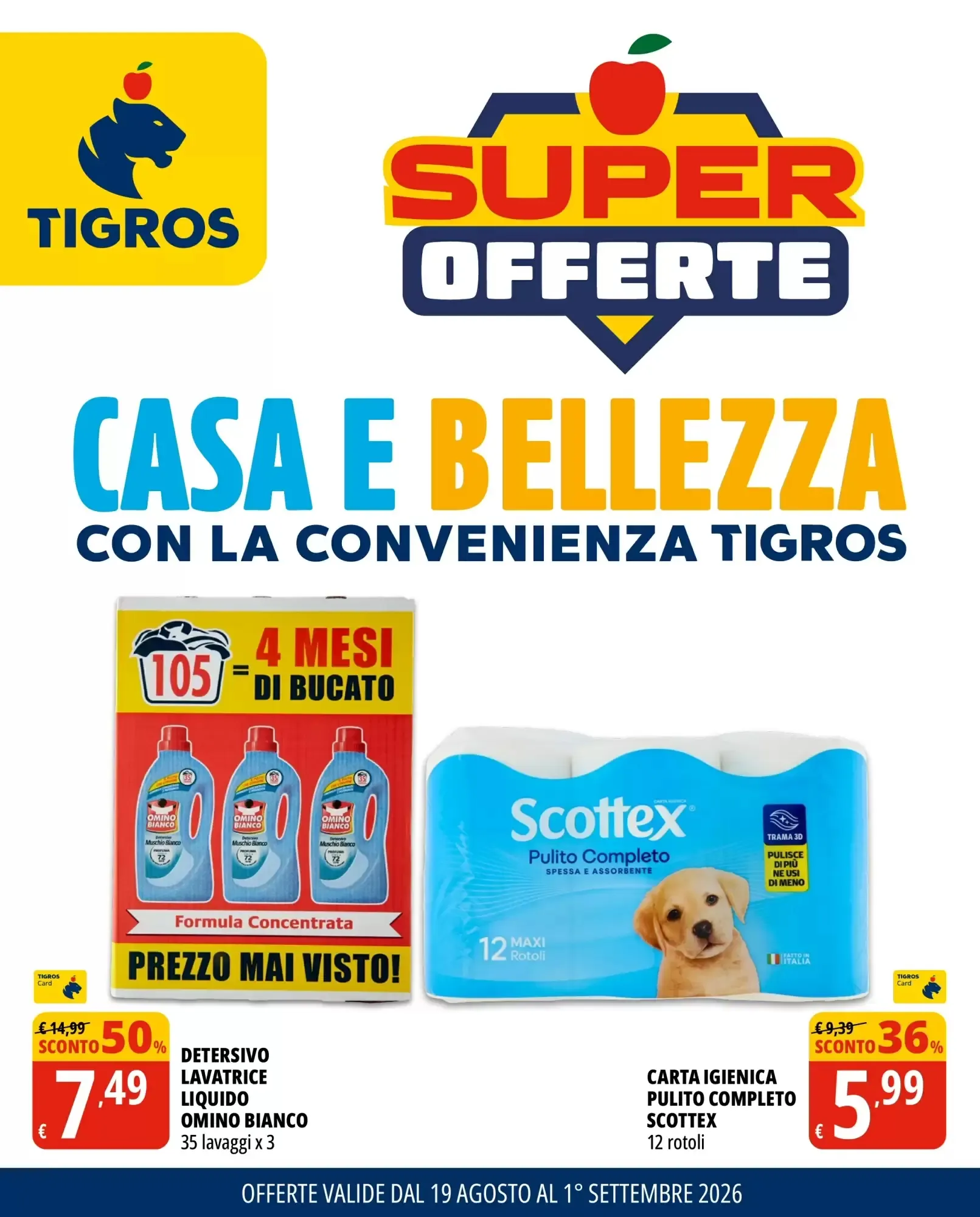 Copertina Tigros - Volantino Tigros