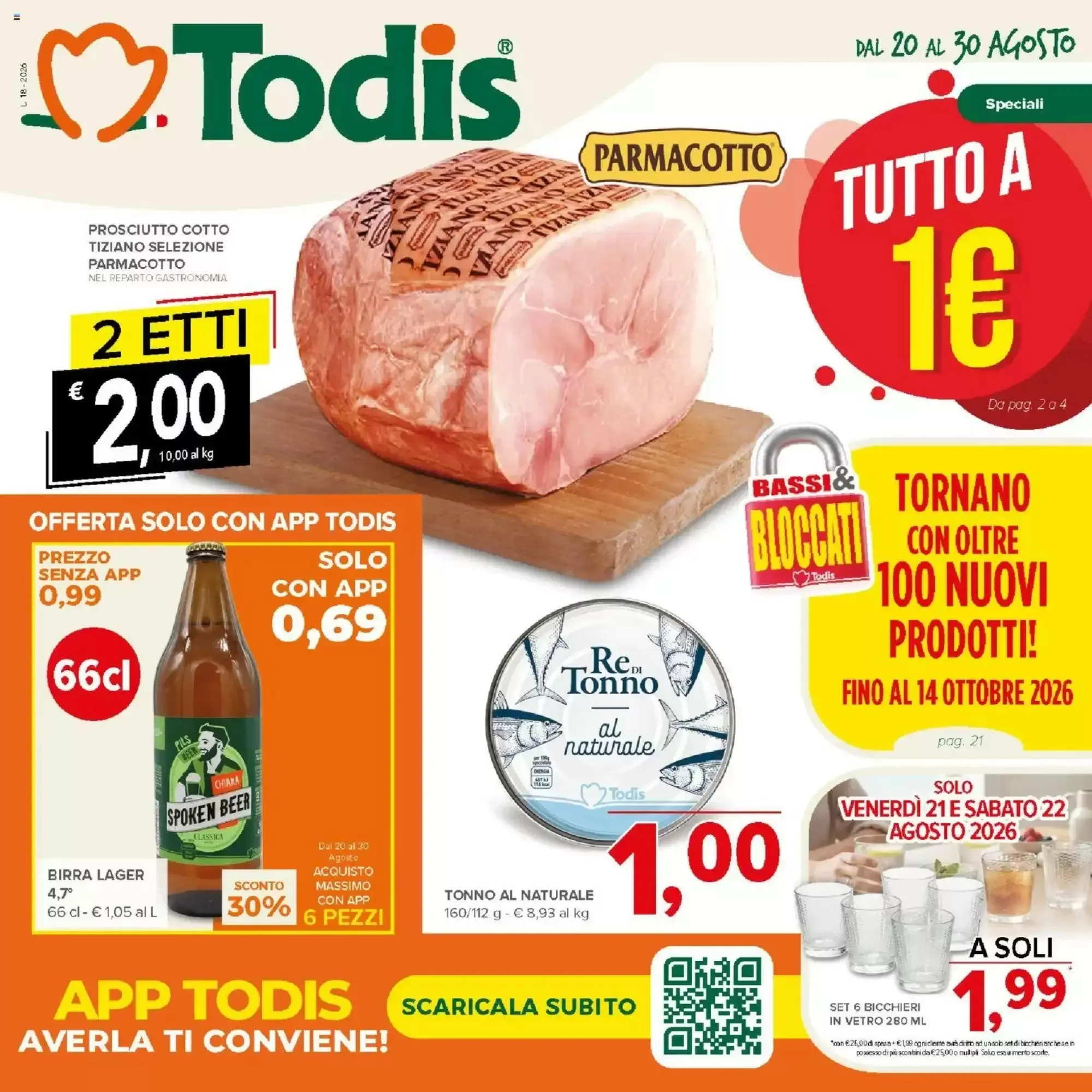 Copertina Todis - Volantino Todis