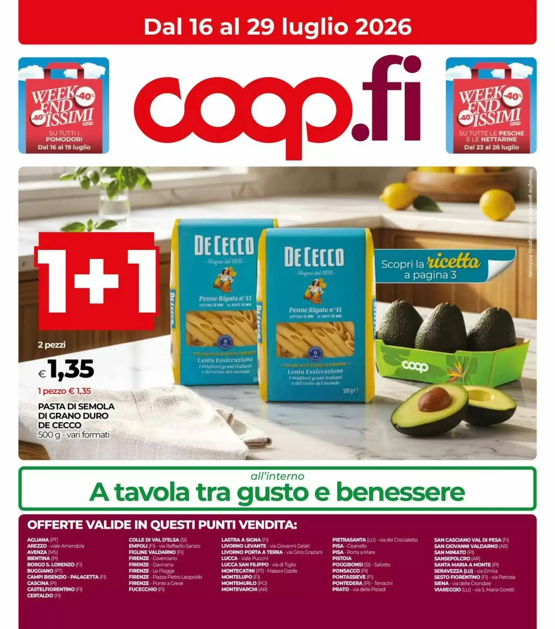 Copertina Unicoop - Volantino Unicoop