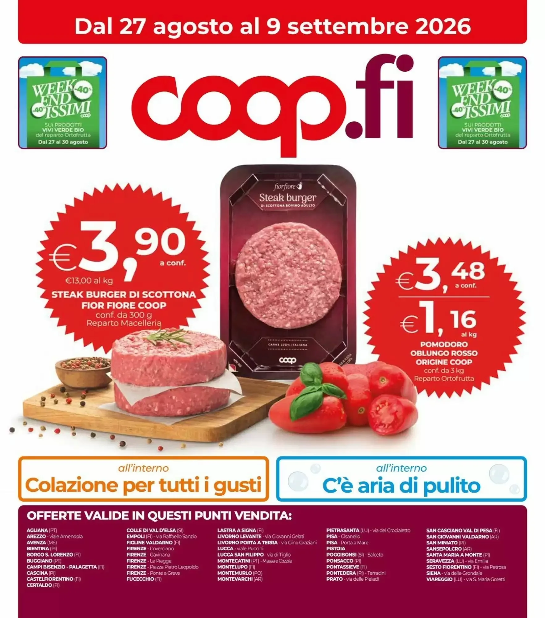Copertina Unicoop - Volantino Unicoop