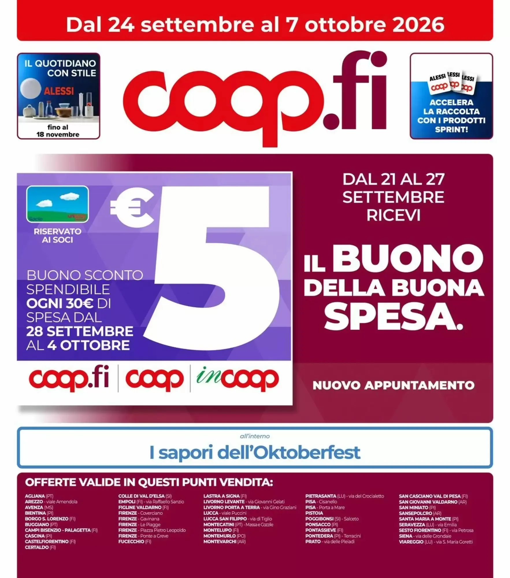 Copertina Unicoop - Volantino Unicoop