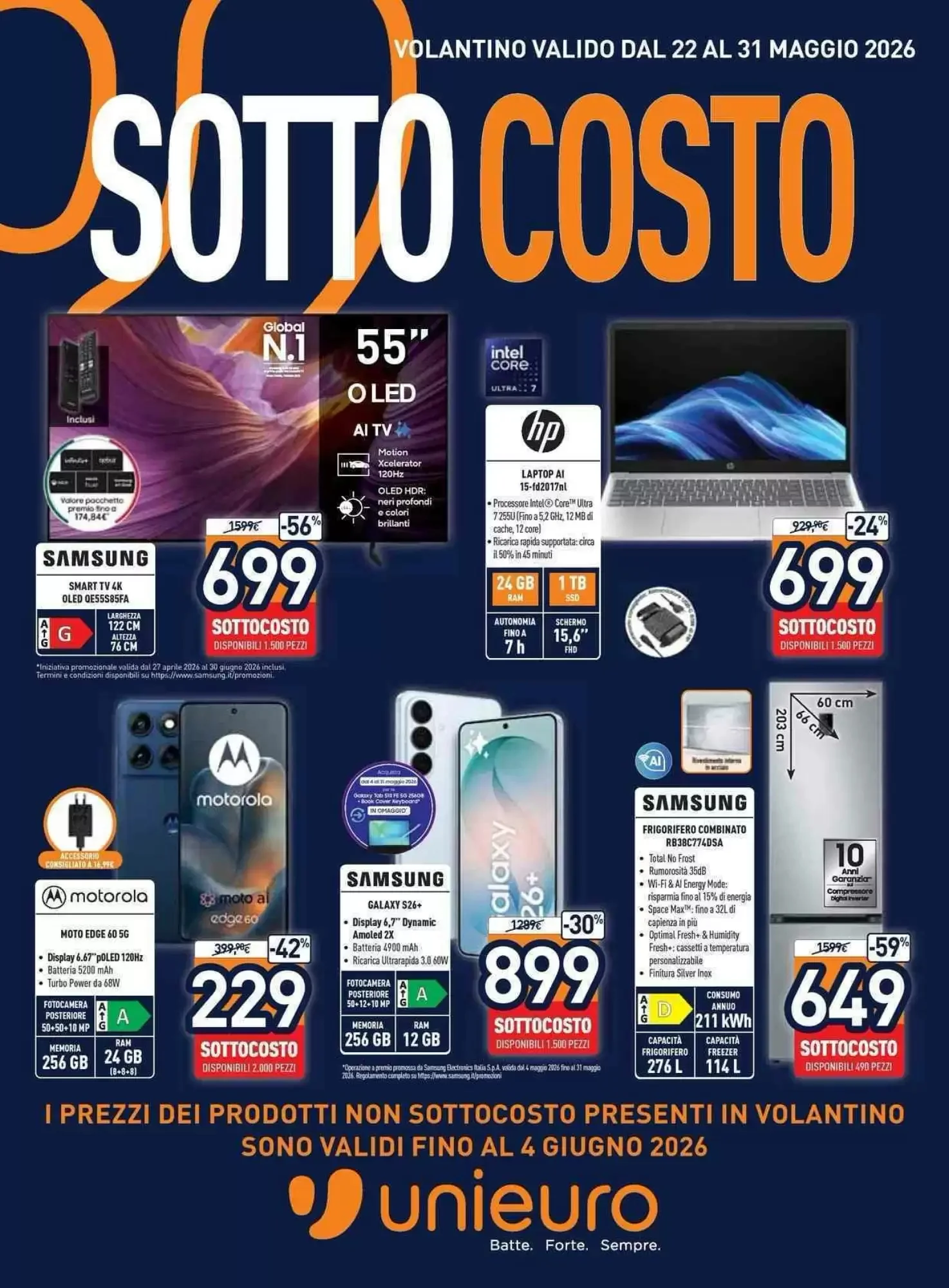 Copertina Unieuro - Volantino Unieuro