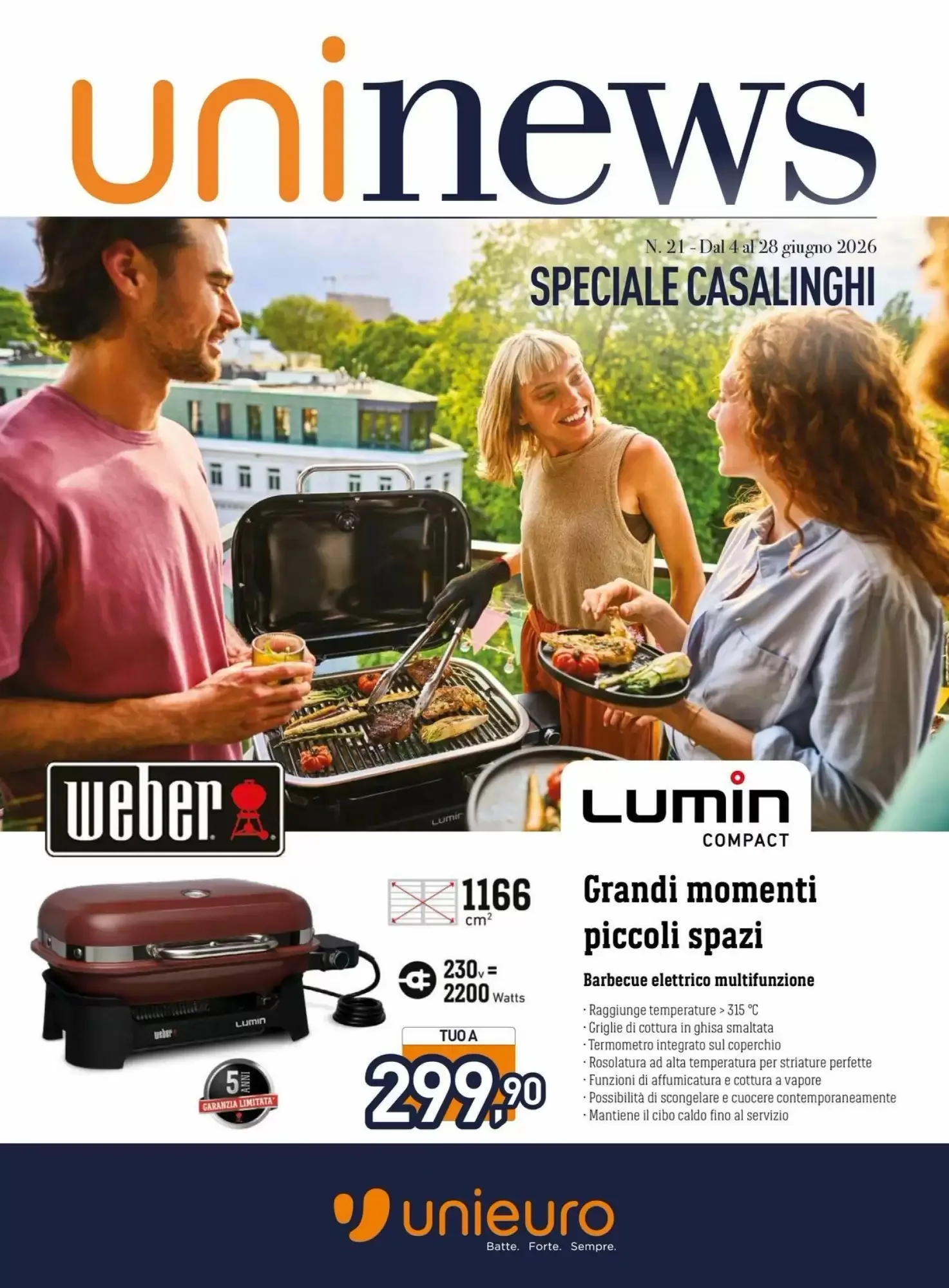 Copertina Unieuro - Volantino Unieuro