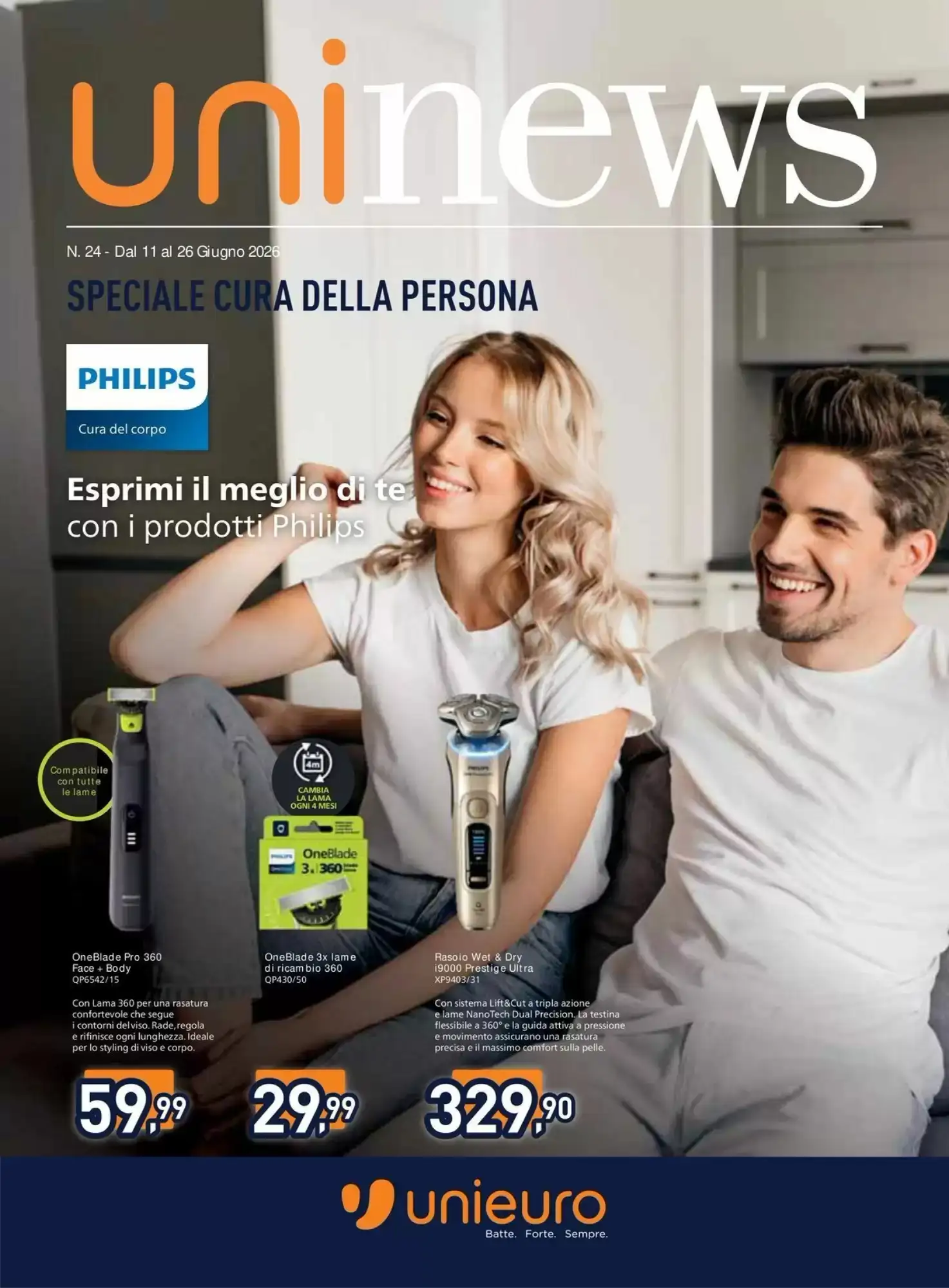 Copertina Unieuro - Volantino Unieuro