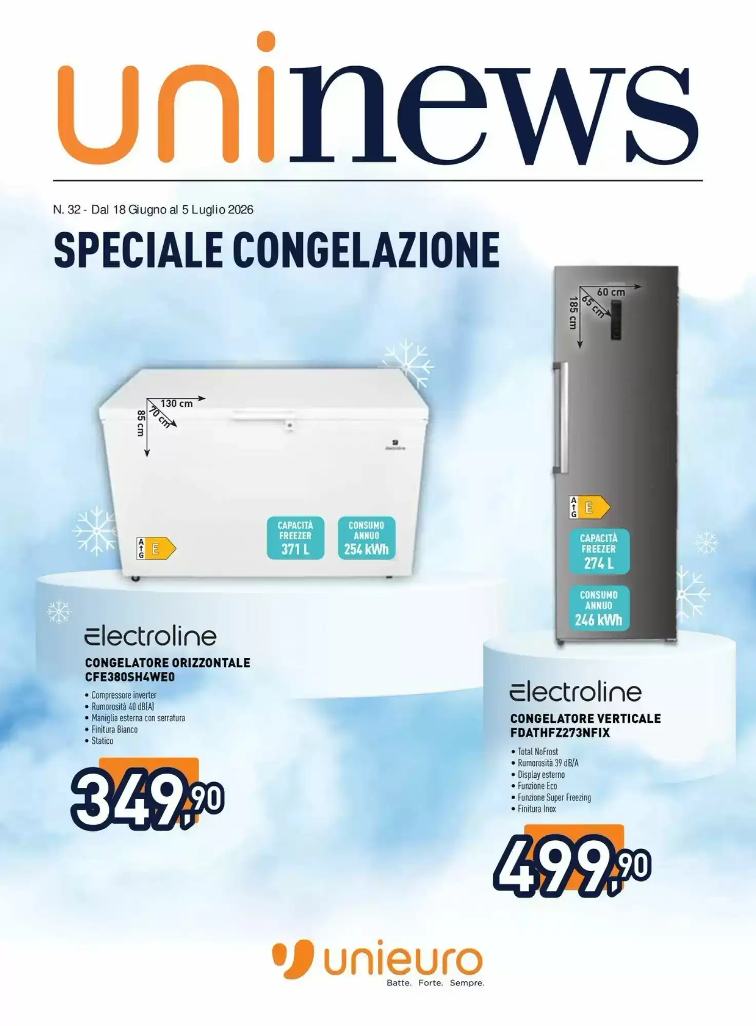 Copertina Unieuro - Volantino Unieuro