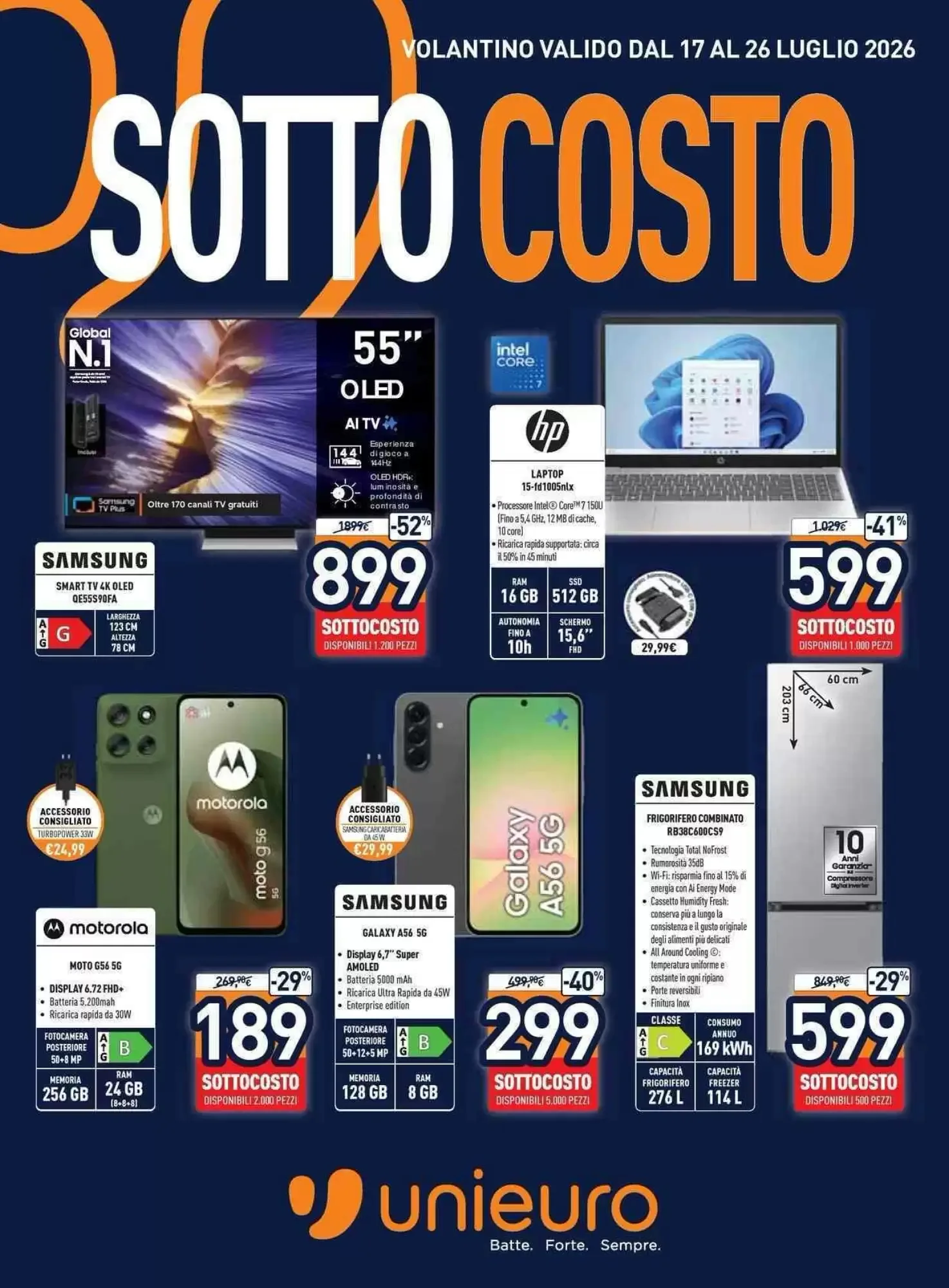 Copertina Unieuro - Volantino Unieuro