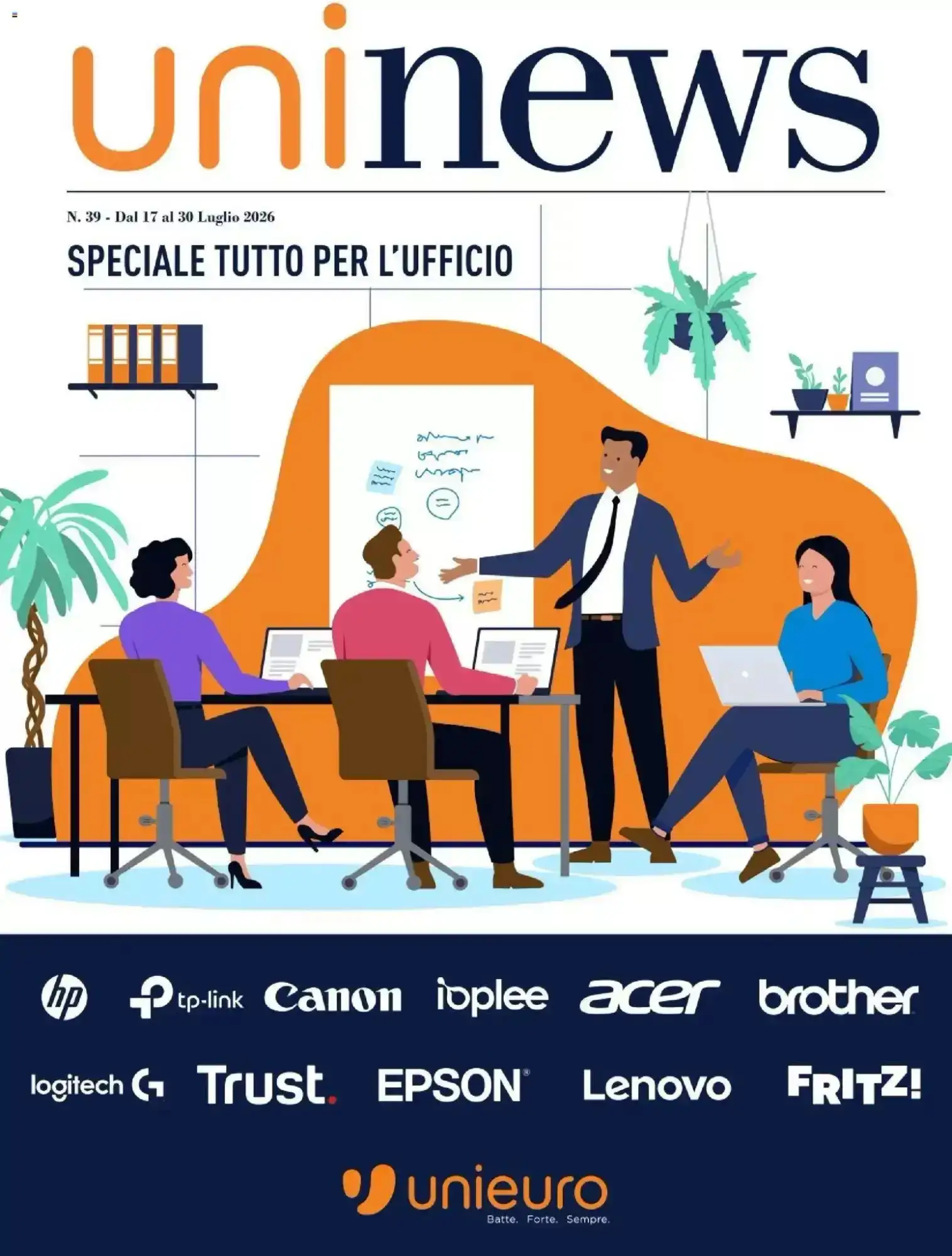 Copertina Unieuro - Volantino Unieuro
